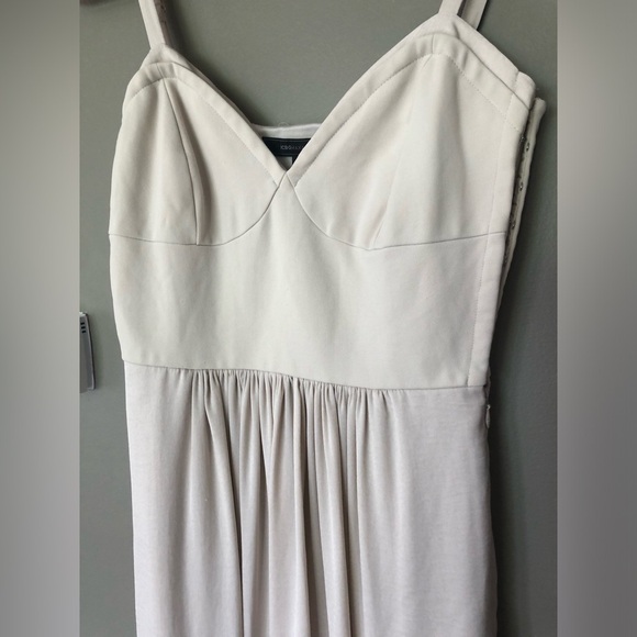 BCBGMAXAZRIA Kyra Bustier Maxi Formal Dress In Color Oatmeal Size XS - Picture 4 of 12